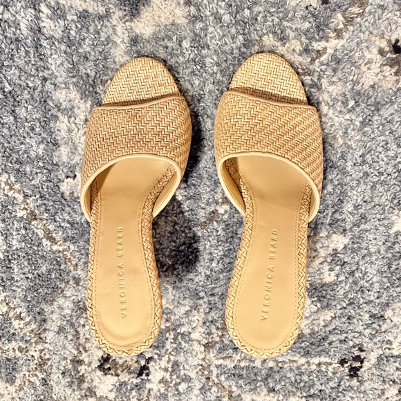 Veronica Beard Dali Raffia wedge sandal - Picture 5 of 12